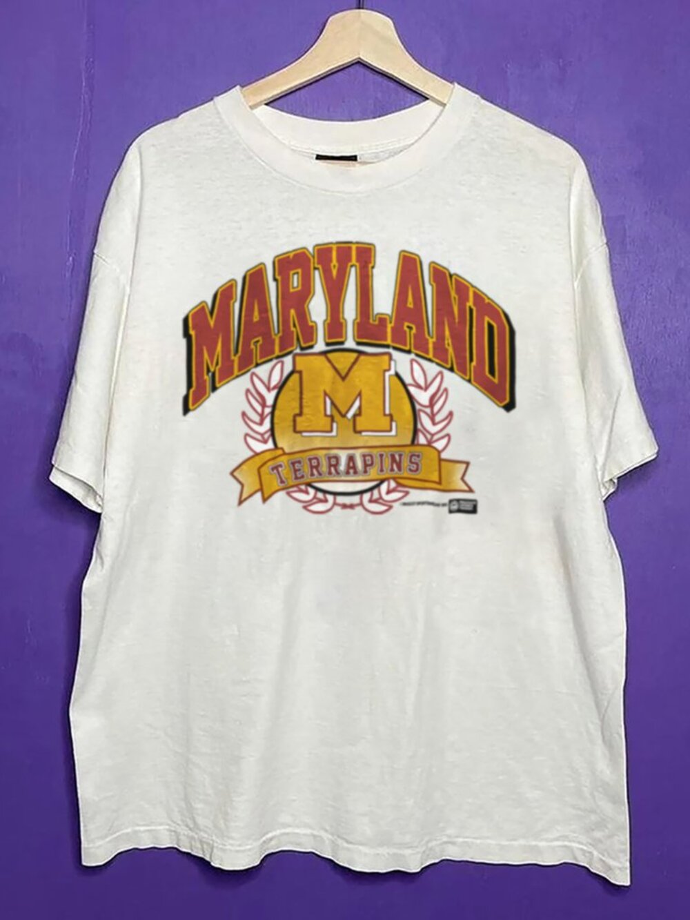 Maryland Terrapins Basketball Shirt, Retro University of Maryland NCAA Shirt Tee
